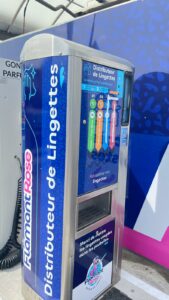 distributeur de lingettes